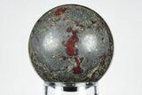 Polished Dragon's Blood Jasper Sphere - South Africa #202789-1